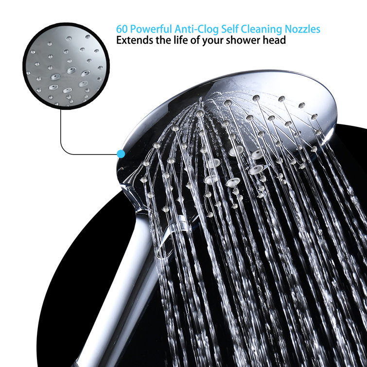 JOYHOPE Handheld Shower Head 2.5 GPM GPM & Reviews Wayfair Canada